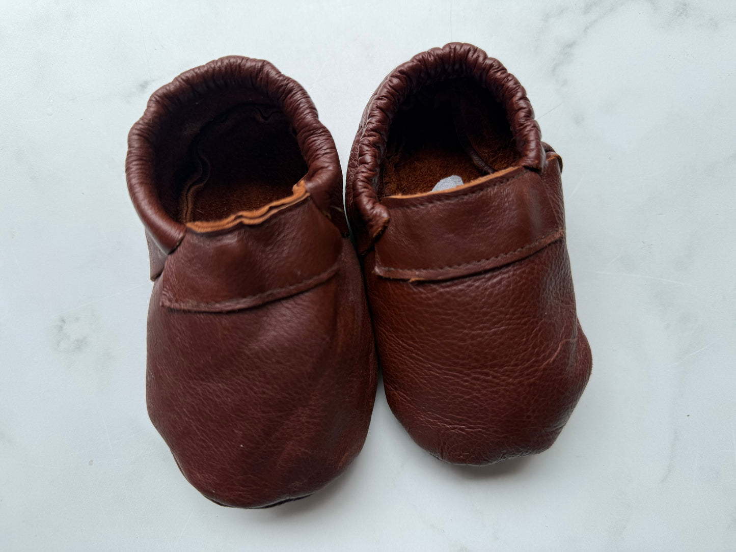 Soft leather baby shoes