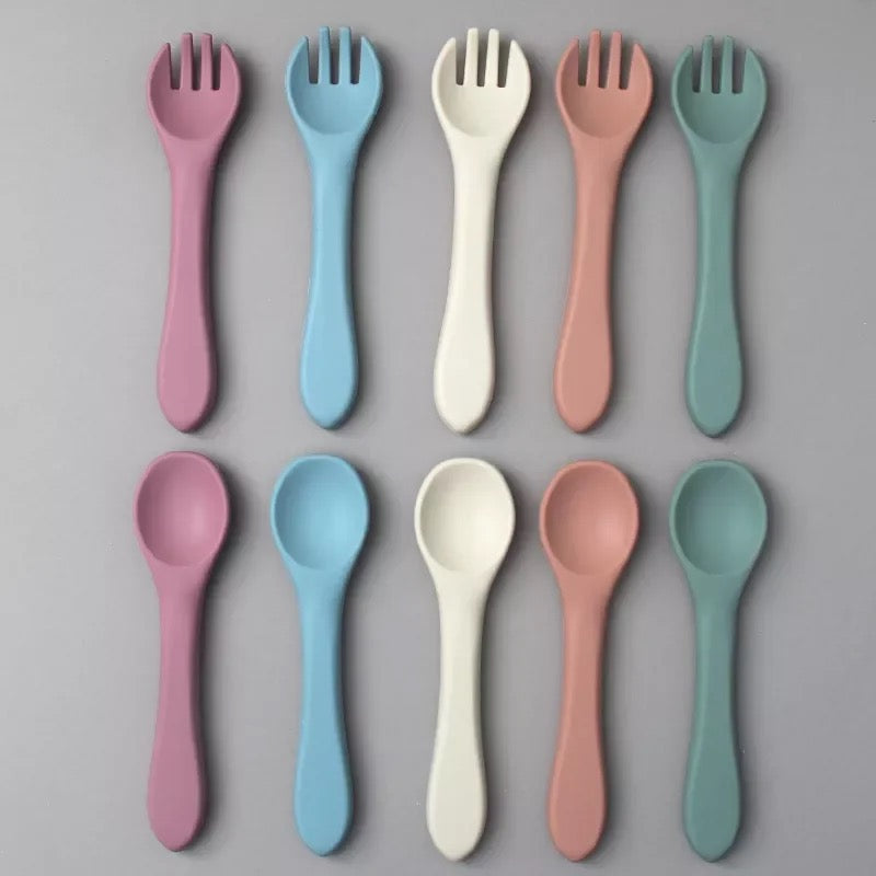Silicone Spoon & Fork