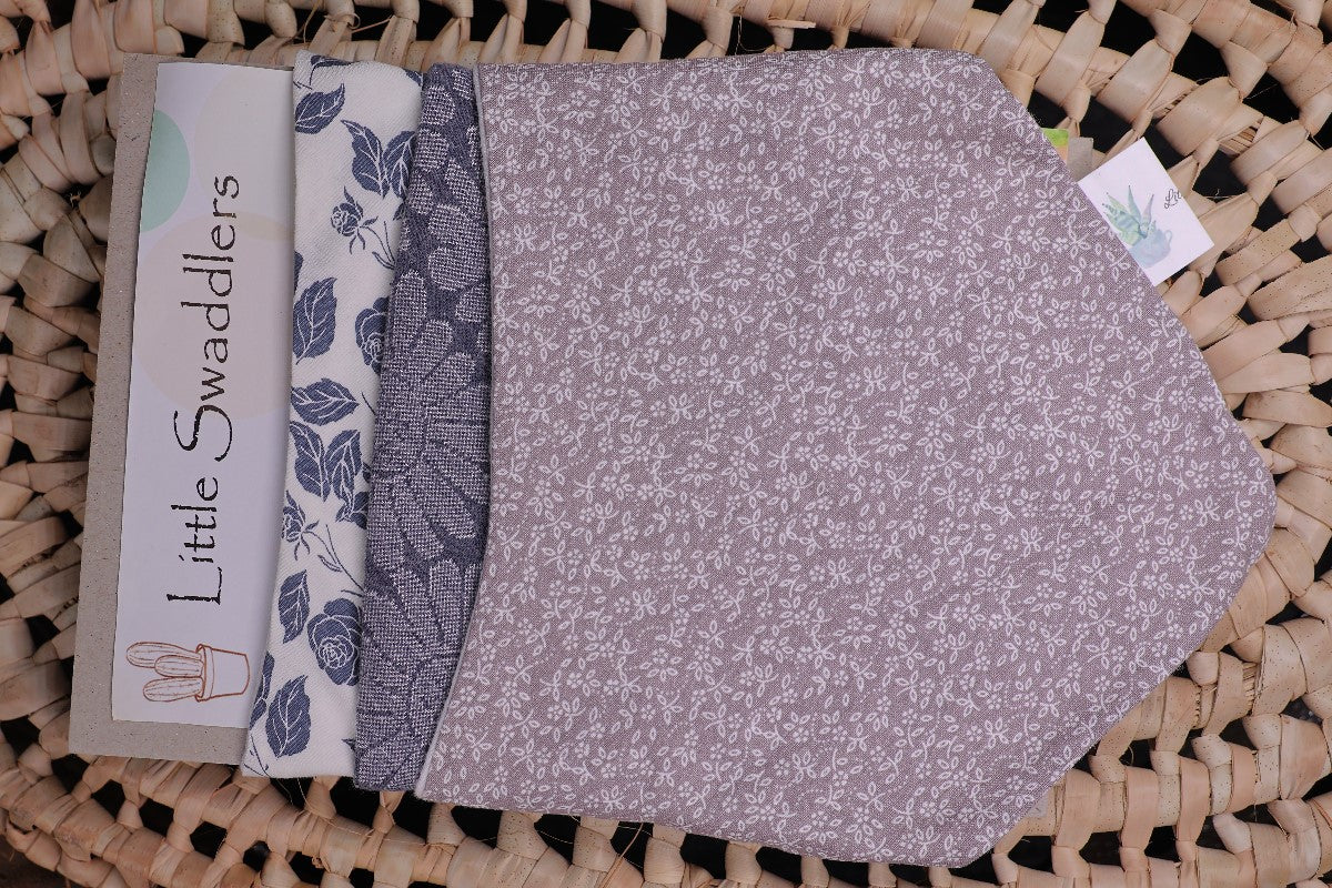 Reversable Drool Bib Set of Three
